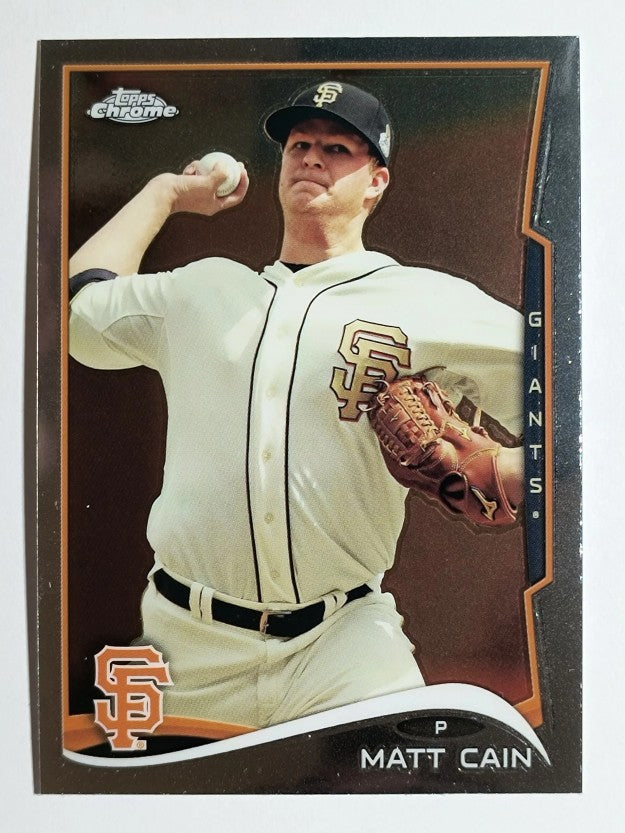 2014 Topps Chrome #7 Matt Cain