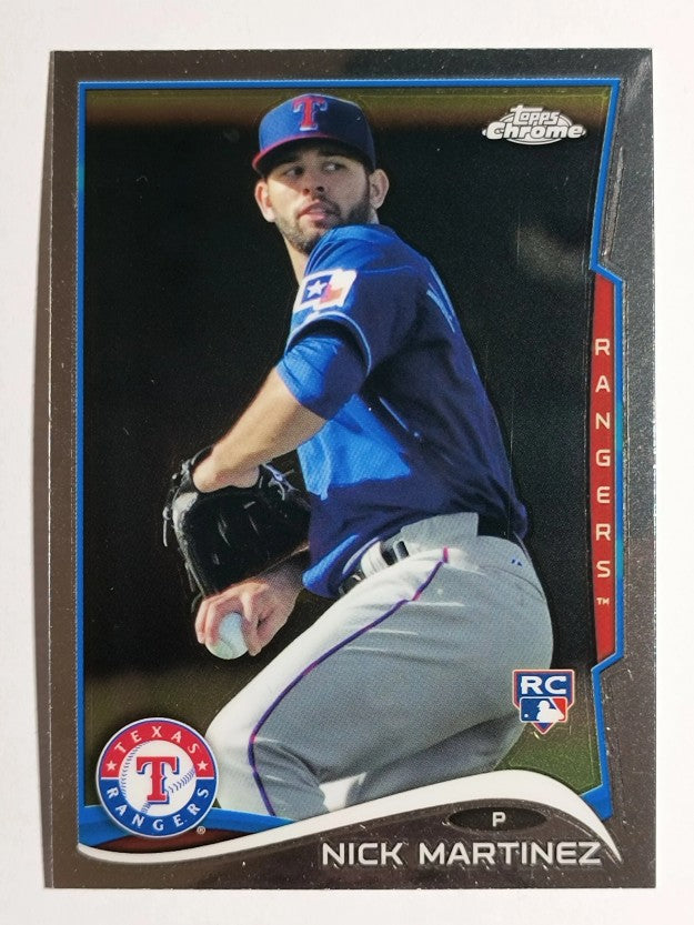 2014 Topps Chrome #65 Nick Martinez RC