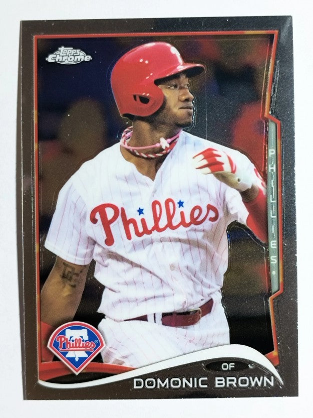 2014 Topps Chrome #153 Domonic Brown