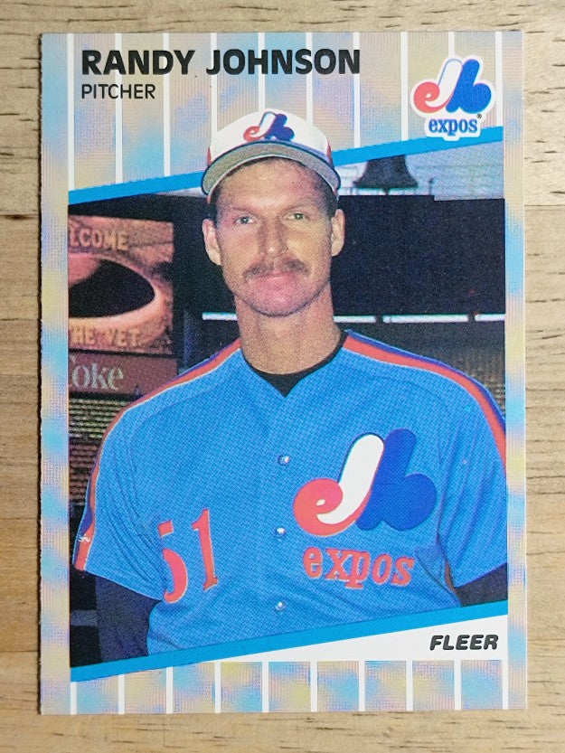 1989 Fleer #381 Randy Johnson RC