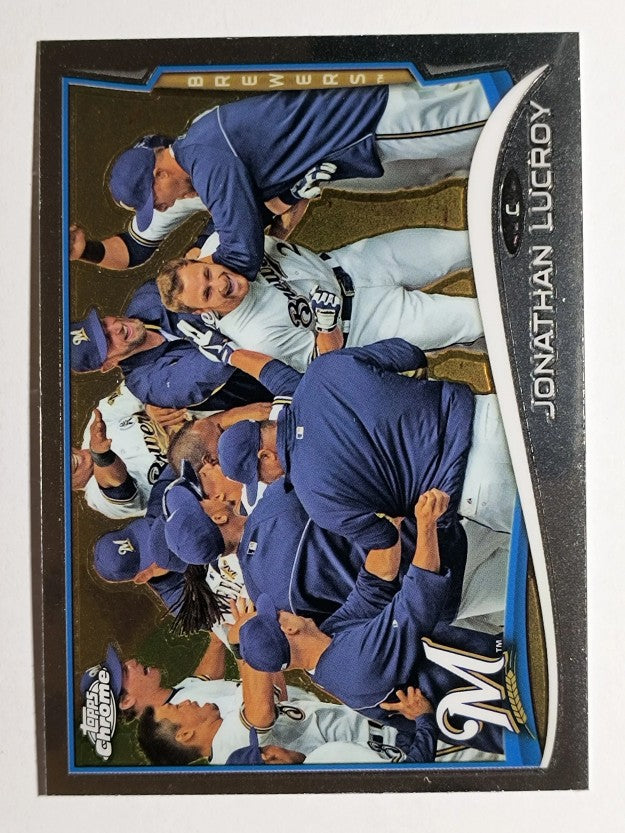 2014 Topps Chrome #184 Jonathan Lucroy
