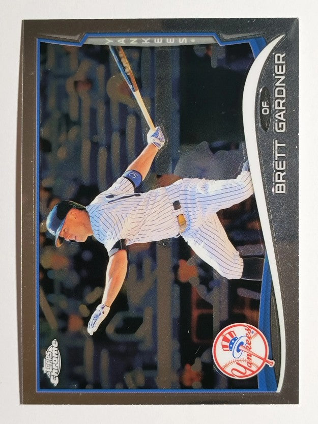 2014 Topps Chrome #186 Brett Gardner