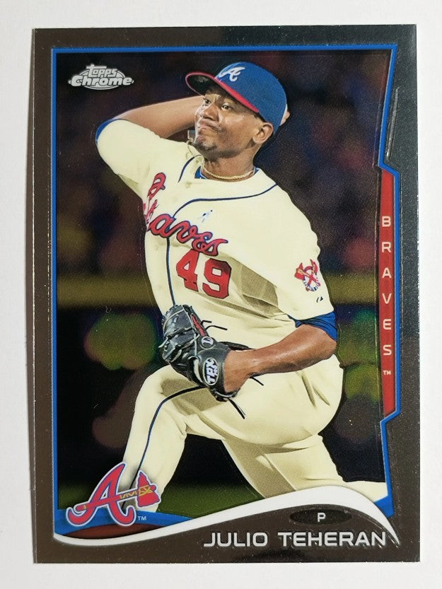 2014 Topps Chrome #194 Julio Teheran