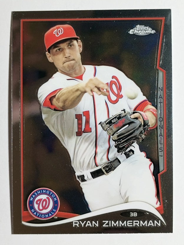 2014 Topps Chrome #205 Ryan Zimmerman