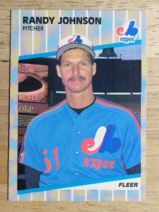 1989 Fleer #381 Randy Johnson RC