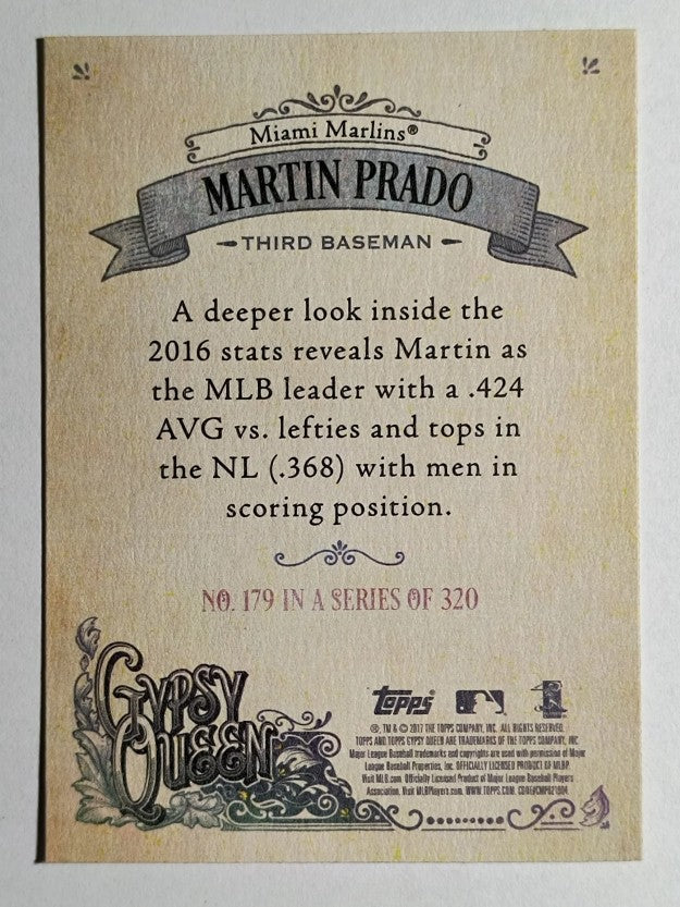 2017 Topps Gypsy Queen #179 Martin Prado