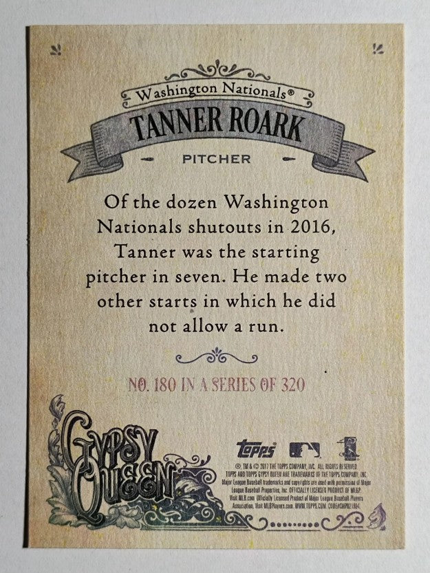 2017 Topps Gypsy Queen #180 Tanner Roark