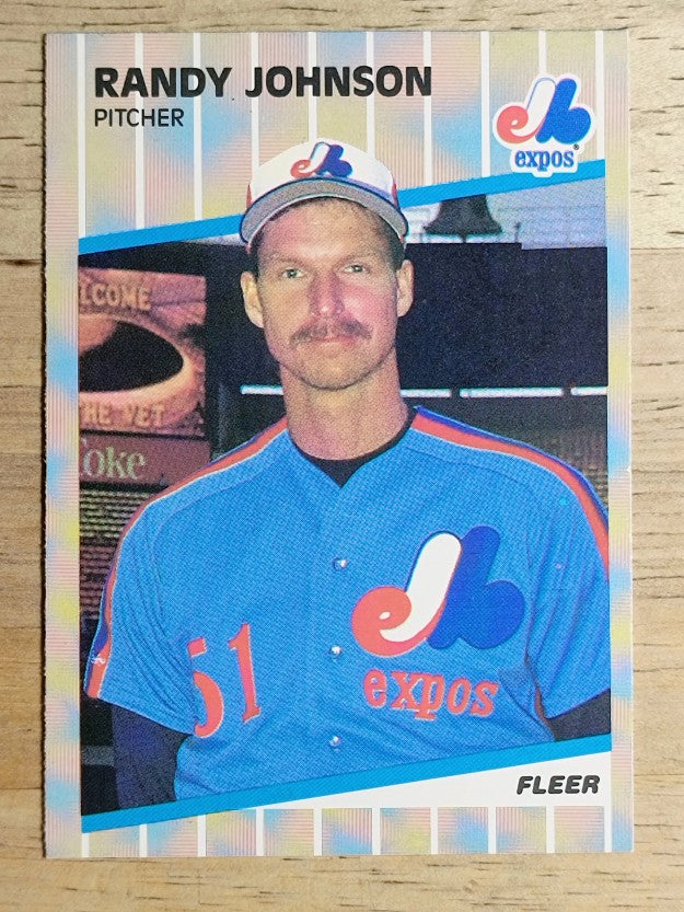 1989 Fleer #381 Randy Johnson RC