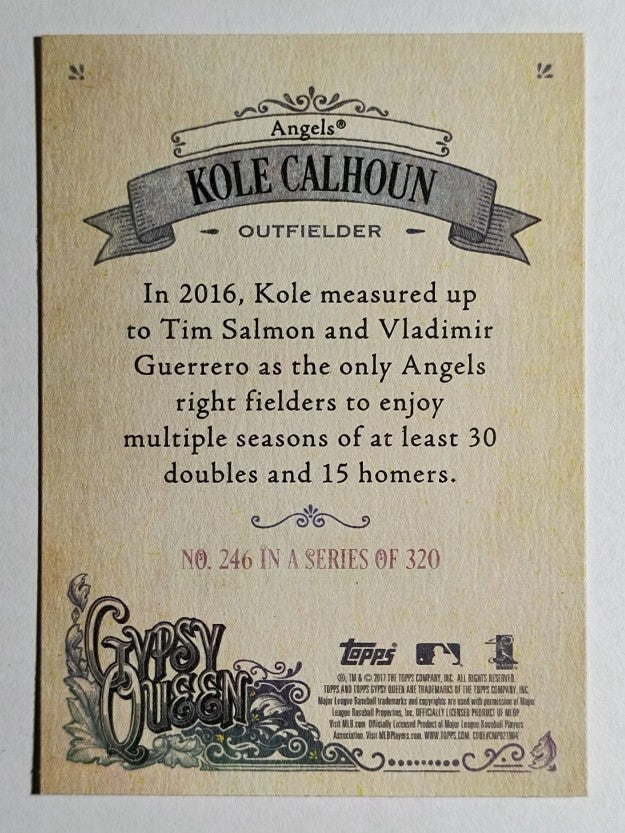 2017 Topps Gypsy Queen #246 Kole Calhoun
