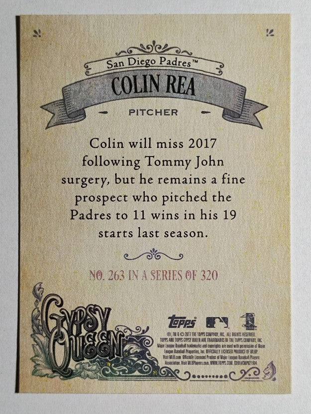 2017 Topps Gypsy Queen #263 Colin Rea