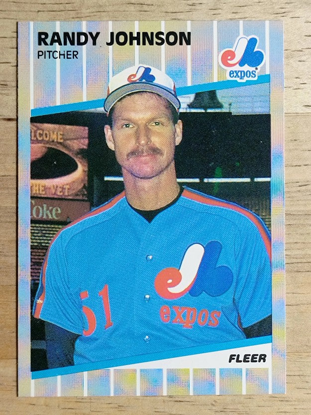 1989 Fleer #381 Randy Johnson RC