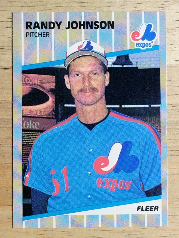 1989 Fleer #381 Randy Johnson RC