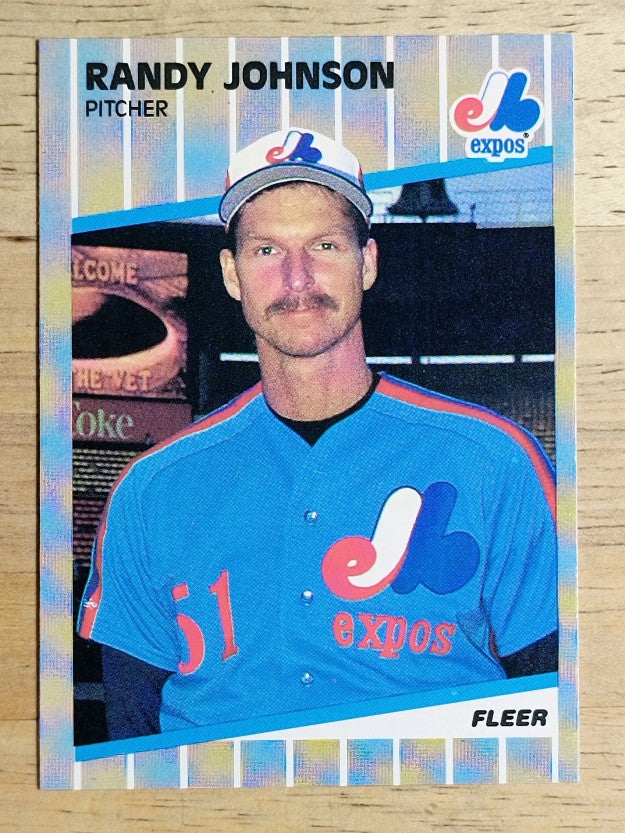 1989 Fleer #381 Randy Johnson RC