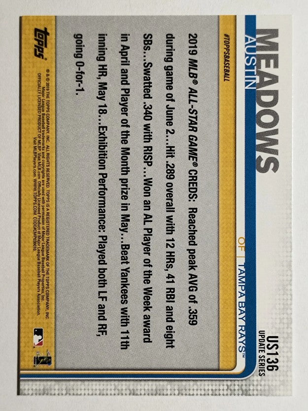 2019 Topps Update #US136 Austin Meadows AS