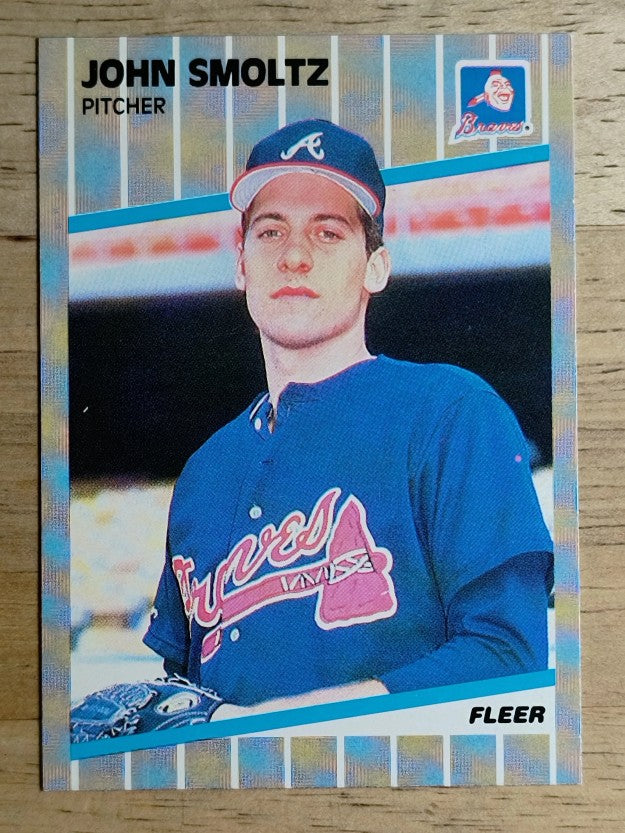 1989 Fleer #602 John Smoltz RC