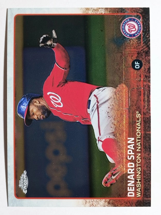 2015 Topps Chrome #8 Denard Span
