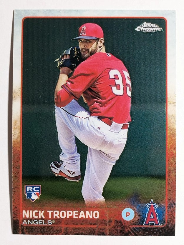 2015 Topps Chrome #22 Nick Tropeano RC