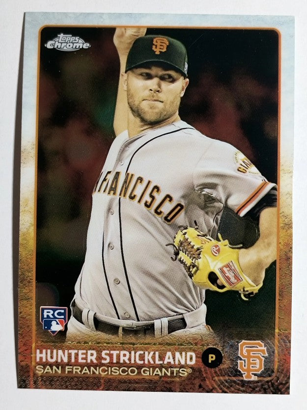 2015 Topps Chrome #39 Hunter Strickland RC