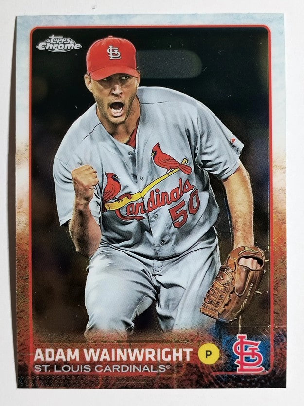 2015 Topps Chrome #82 Adam Wainwright