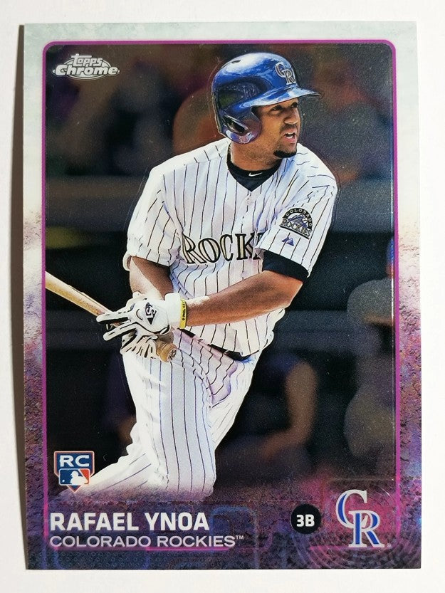 2015 Topps Chrome #108 Rafael Ynoa RC