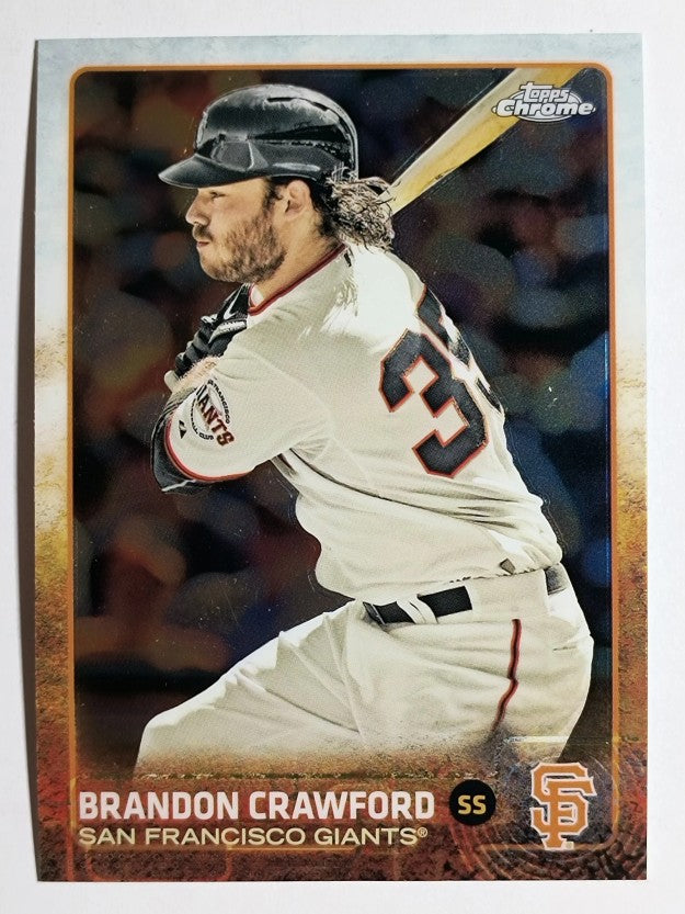 2015 Topps Chrome #111 Brandon Crawford
