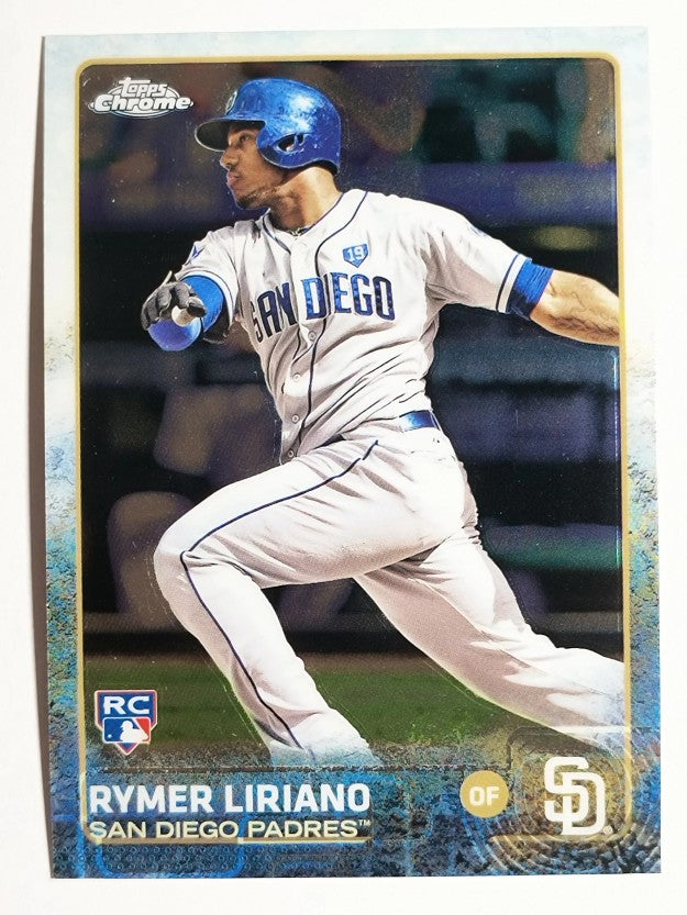 2015 Topps Chrome #116 Rymer Liriano RC