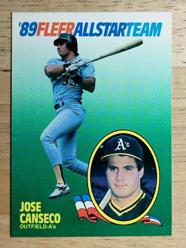 1989 Fleer All-Stars #2 Jose Canseco