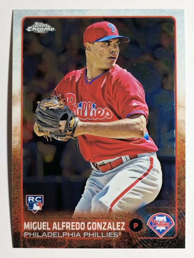 2015 Topps Chrome #131 Miguel Alfredo Gonzalez RC