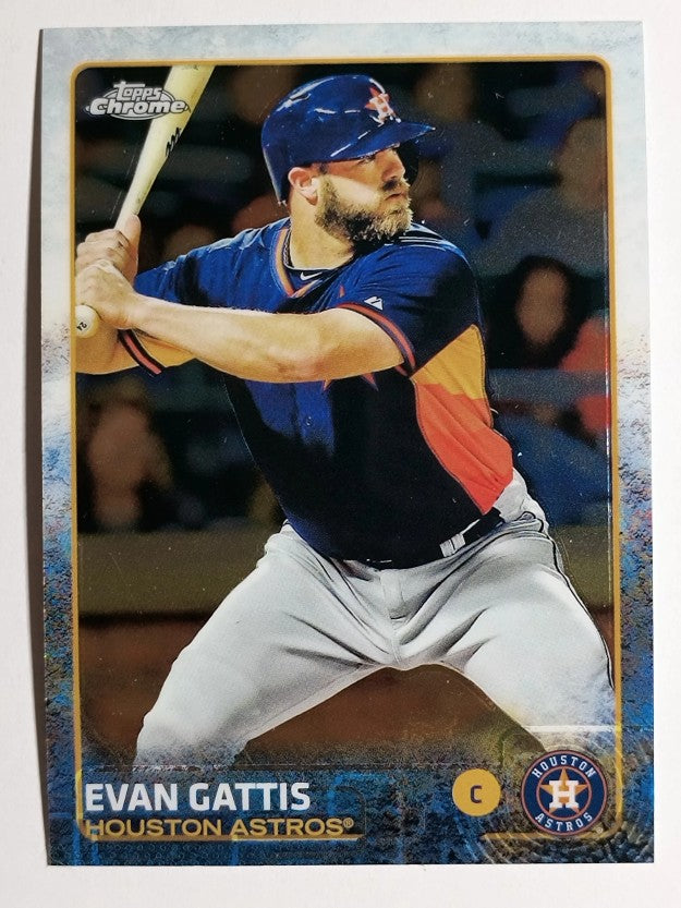 2015 Topps Chrome #149 Evan Gattis