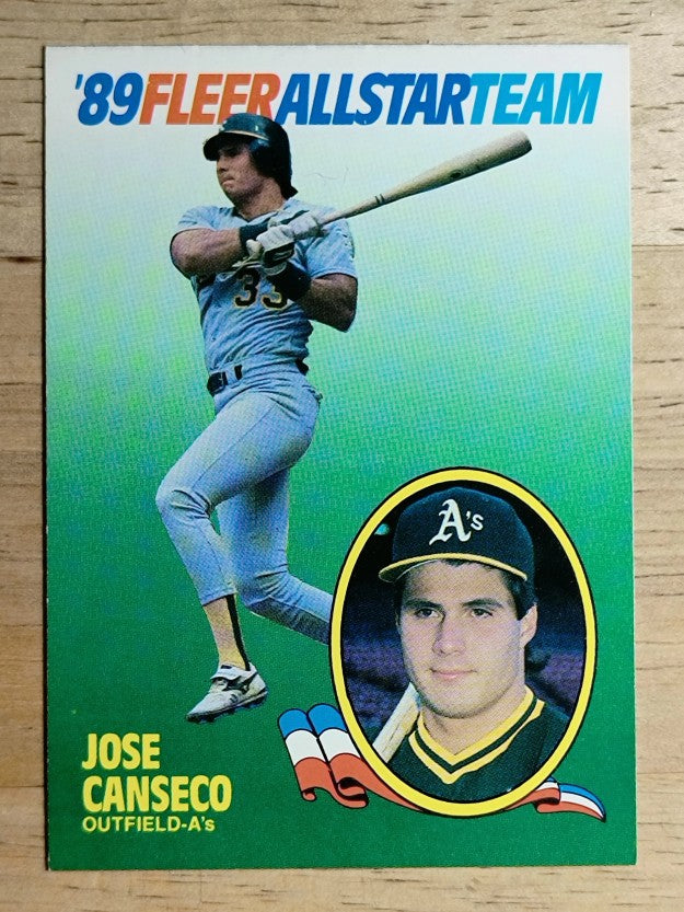 1989 Fleer All-Stars #2 Jose Canseco