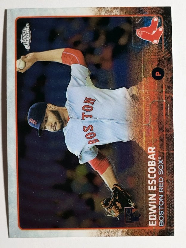 2015 Topps Chrome #168 Edwin Escobar RC