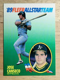 1989 Fleer All-Stars #2 Jose Canseco