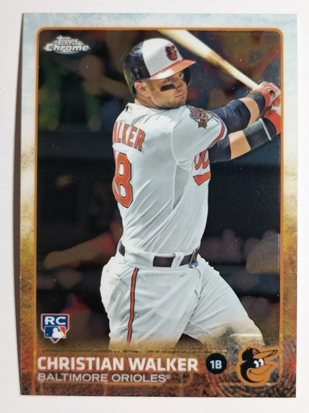 2015 Topps Chrome #192 Christian Walker RC