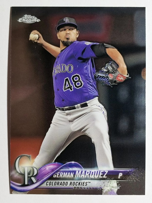 2018 Topps Chrome #80 German Marquez
