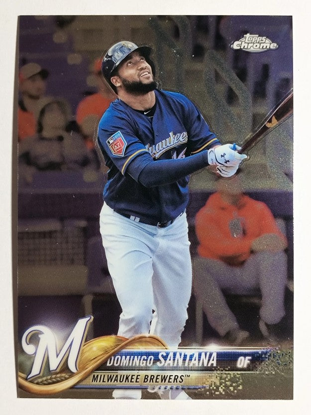 2018 Topps Chrome #93 Domingo Santana