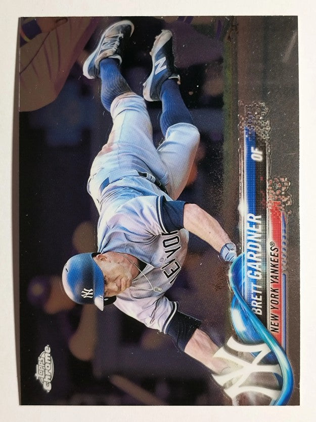 2018 Topps Chrome #109 Brett Gardner