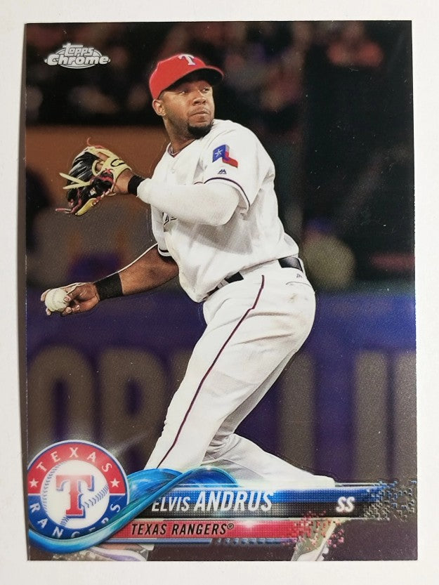 2018 Topps Chrome #130 Elvis Andrus