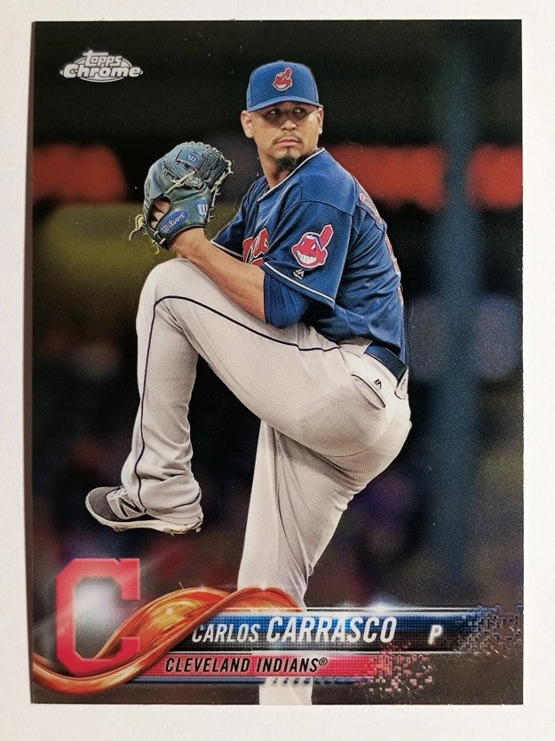 2018 Topps Chrome #173 Carlos Carrasco