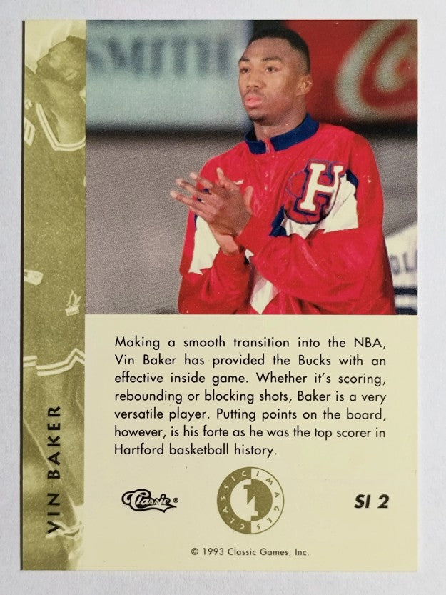 1993-94 Images Four Sport Sudden Impact #SI2 Vin Baker