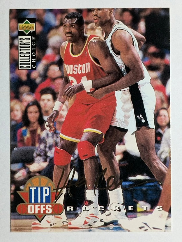 1994-95 Collector's Choice Silver Signature #175 Hakeem Olajuwon TO