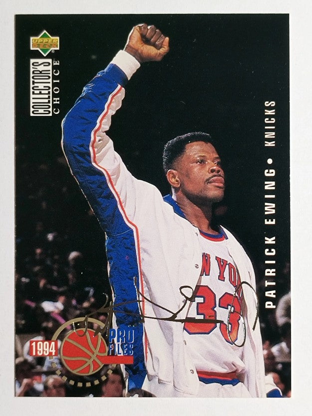 1994-95 Collector's Choice Silver Signature #201 Patrick Ewing PRO