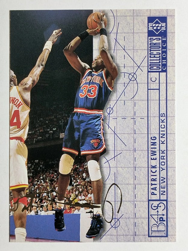 1994-95 Collector's Choice Silver Signature #389 Patrick Ewing BP (NM)