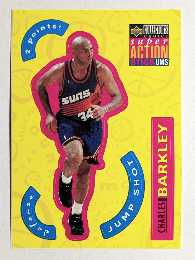 1996-97 Collector's Choice Stick Ums 1 #S21 Charles Barkley