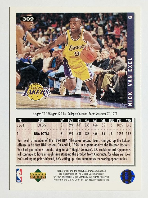 1994-95 Collector's Choice #309 Nick Van Exel