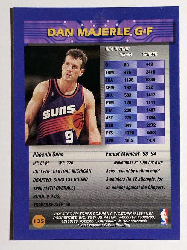 1994-95 Finest #135 Dan Majerle