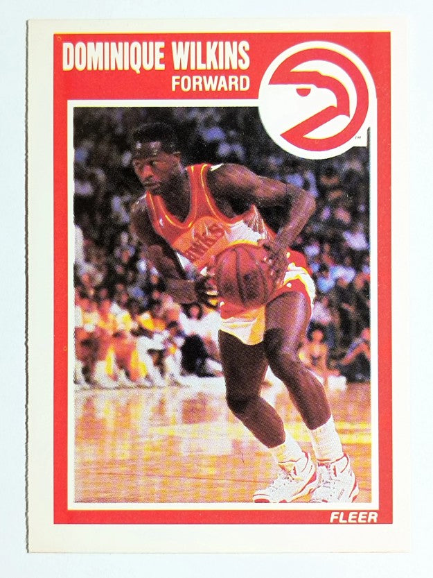 1989-90 Fleer #7 Dominique Wilkins