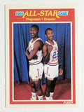 1989-90 Fleer #164 Hakeem Olajuwon AS/Clyde Drexler AS