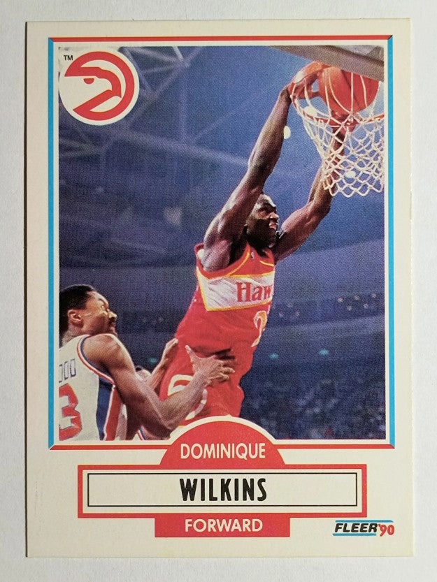 1990-91 Fleer #6 Dominique Wilkins
