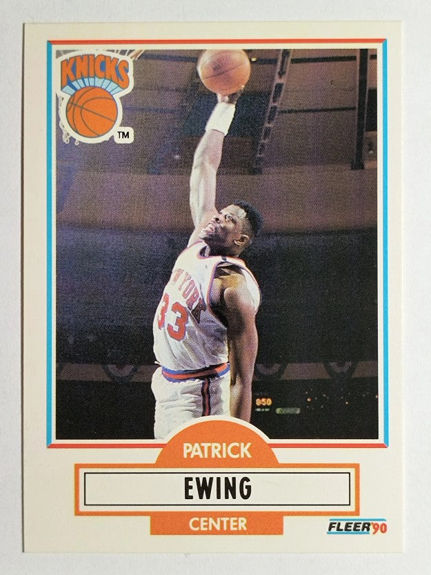 1990-91 Fleer #125 Patrick Ewing
