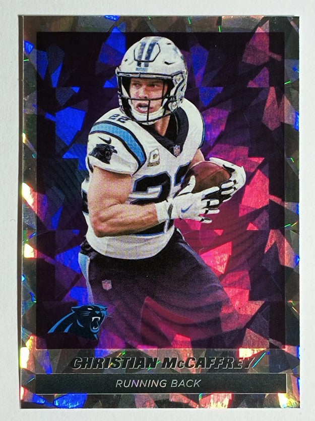 2021 Panini Stickers #442 Christian McCaffrey STAR FOIL